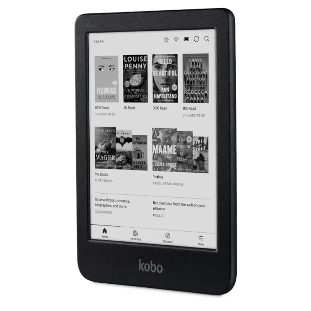 Kobo | Clara Black & White | 300 PPI E-Eeader | 6 Inch | Waterproof | USB-c - Picture 3 of 6